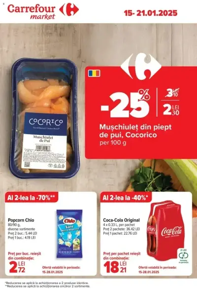 Catalog Carrefour: Ofertă actuală din 15.01.2025 - "Catalog Market"