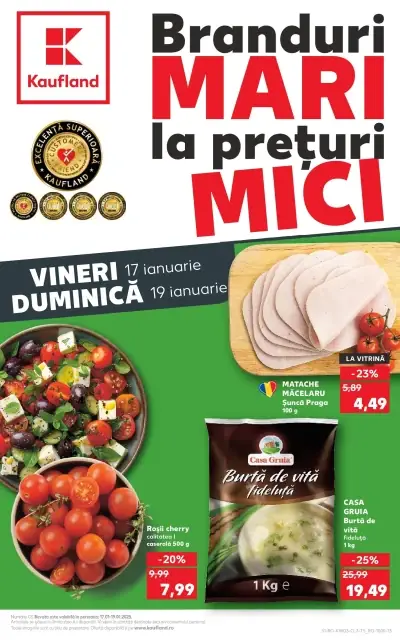 Catalog Kaufland: Ofertă actuală din 17.01.2025 - Revista "Sibiu"