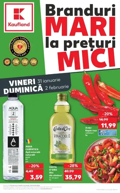 Catalog Kaufland: Ofertă actuală din 31.01.2025 - Revista "Satu Mare"