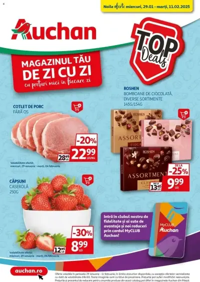 Catalog Auchan: Ofertă actuală din 29.01.2025 - Oferte și revista