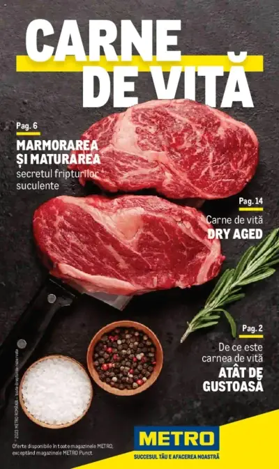 Catalog Metro: Ofertă actuală din 20.06.2022 - Carne de Vită