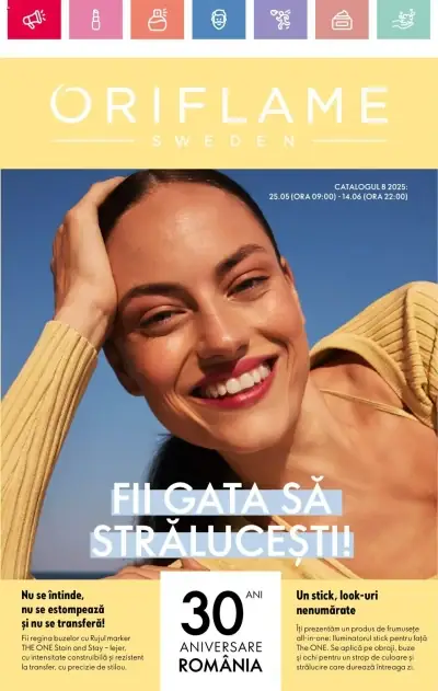 Catalog Oriflame: Ofertă actuală din 25.05.2025 - 14.06.2025 "Catalog 8 2025"