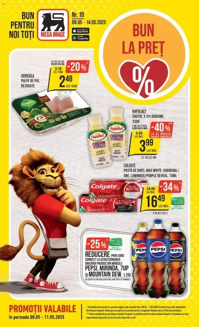 Catalog Mega Image: Ofertă actuală din 08.05.2025 - Revista nou