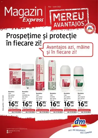 Catalog dm Drogerie Markt: Ofertă actuală din 15.05.2025 - 17.06.2025 Revista, oferte