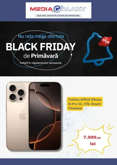Catalog Media Galaxy: Ofertă actuală din 15.05.2025 - Oferte electrocasnice