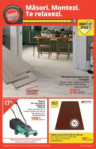 Catalog Brico Depot: Ofertă actuală din 15.05.2025