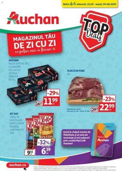 Catalog Auchan: Ofertă actuală din 21.05.2025 - Oferte și revista