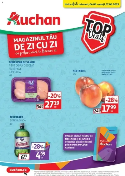 Catalog Auchan: Ofertă actuală din 04.06.2025 - Oferte și revista
