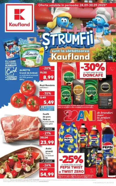 Catalog Kaufland: Ofertă actuală din 24.09.2025 - Timișoara 24.09.2025 Revista si Oferta