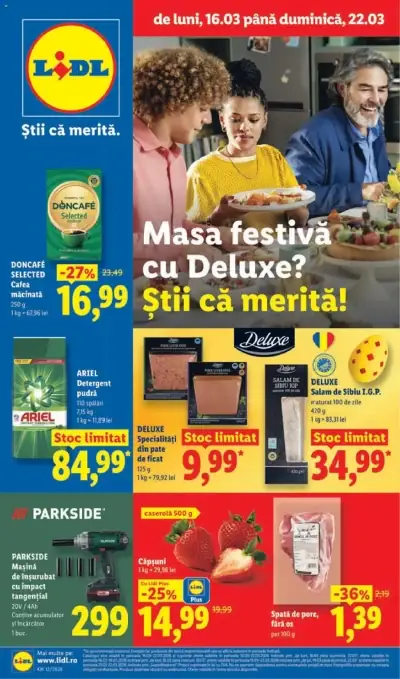 Catalog Catalog Lidl online: Ofertă actuală din 16.03.2026