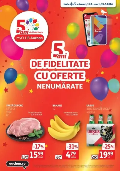 Catalog Auchan online catalog: Ofertă actuală din 11.03.2026