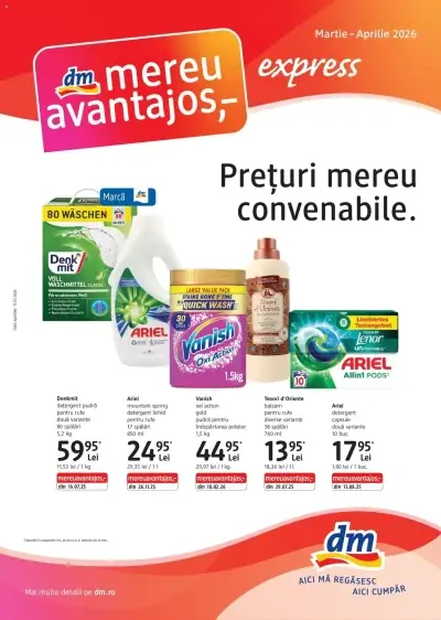 Catalog Catalog DM drogerie markt: Ofertă actuală din 19.03.2026