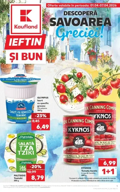 Catalog Kaufland Domnesti: Ofertă actuală din 01.04.2026