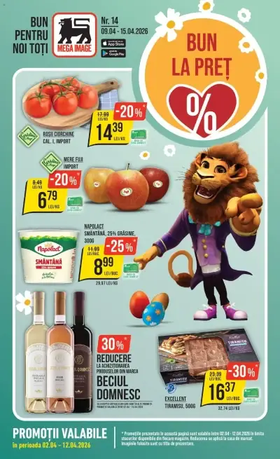 Catalog Catalog Mega Image online: Ofertă actuală din 09.04.2026