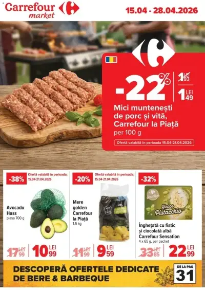 Catalog Catalog Carrefour: Ofertă actuală din 15.04.2026
