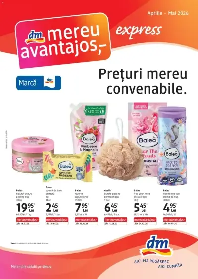 Catalog Catalog DM drogerie markt: Ofertă actuală din 16.04.2026