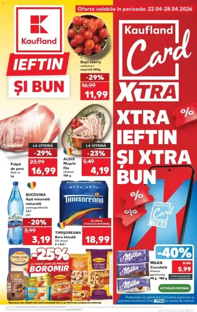 Catalog Kaufland Catalog: Ofertă actuală din 22.04.2026