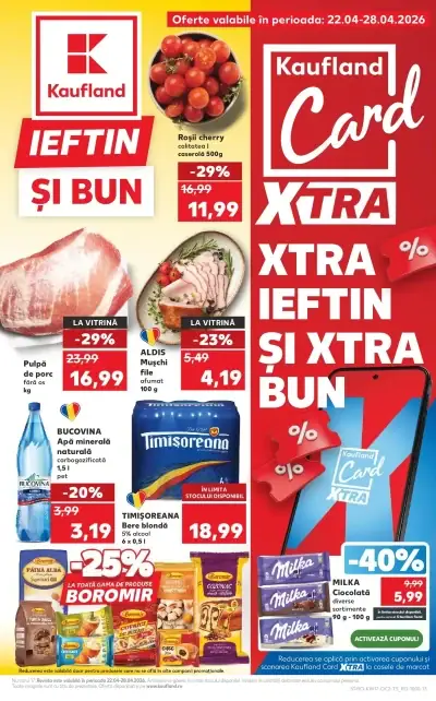 Catalog Kaufland Domnesti: Ofertă actuală din 22.04.2026