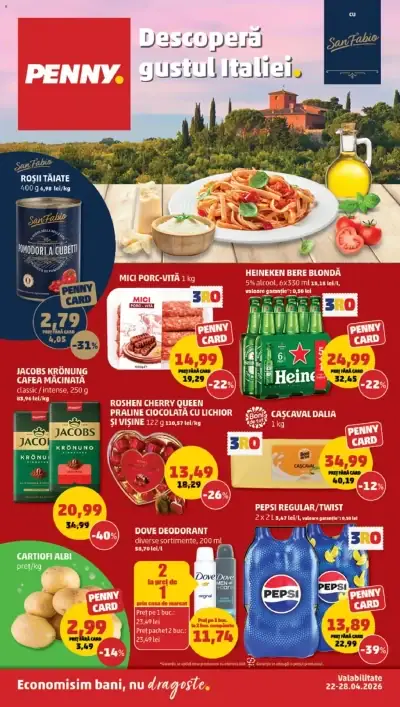 Catalog Catalog PENNY nou: Ofertă actuală din 22.04.2026