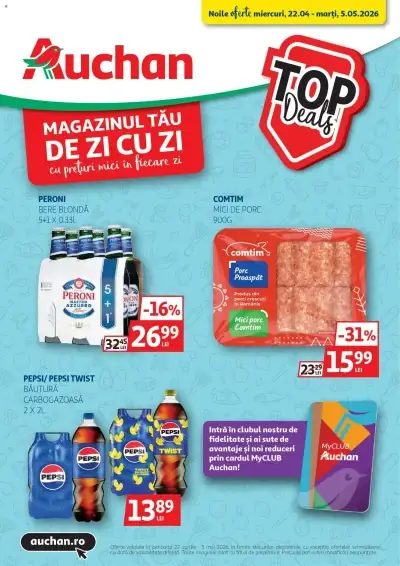 Catalog Auchan online catalog: Ofertă actuală din 22.04.2026