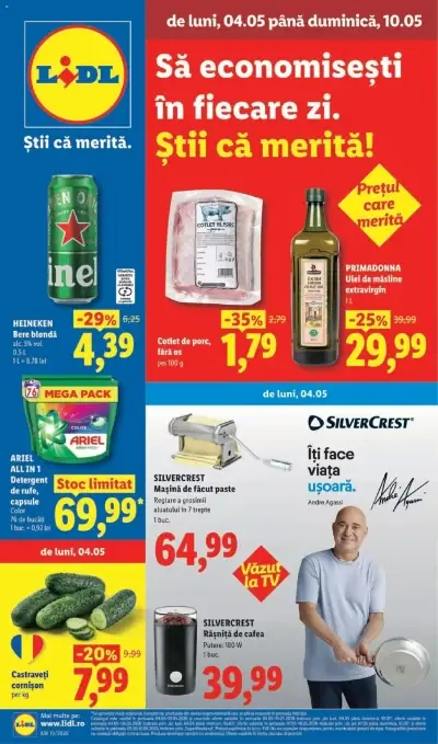 Catalog Catalog Lidl online: Ofertă actuală din 04.05.2026