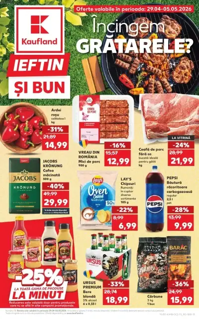 Catalog Kaufland Domnesti: Ofertă actuală din 29.04.2026