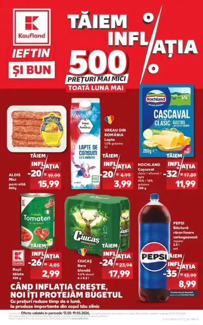 Catalog Kaufland Domnesti: Ofertă actuală din 13.05.2026