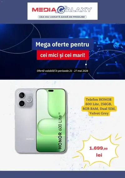 Catalog Catalog Media Galaxy (): Ofertă actuală din 21.05.2026