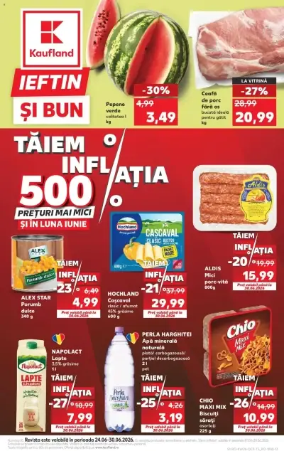 Catalog Kaufland Catalog: Ofertă actuală din 24.06.2026