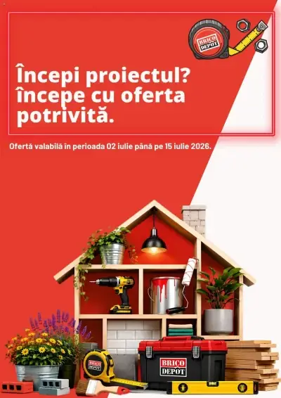 Catalog Brico Depot Catalog: Ofertă actuală din 02.07.2026